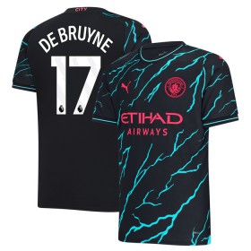 Virallinen pelipaita Manchester City De Bruyne 17 Kolmas 2023-24 Lyhythihainen - Miesten